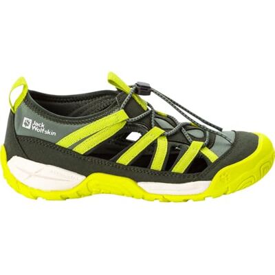 Jack Wolfskin Mixte Enfant Vili Sandal K Sandale, Vert Ardoise, 28 EU - Publicité Jack Wolfskin Mixte Enfant Vili Sandal K Sandale, Vert Ardoise, 28 EU - Publicité