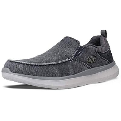 Skechers Homme Baskets Enfiler, Bleu (Blue Canvas Blu), 48 EU - Publicité Skechers Homme Baskets Enfiler, Bleu (Blue Canvas Blu), 48 EU - Publicité