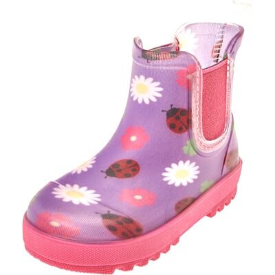 Playshoes Bottes en caoutchouc unisexes pour enfant Lilas coccinelle Taille 24 EU - Publicité Playshoes Bottes en caoutchouc unisexes pour enfant Lilas coccinelle Taille 24 EU - Publicité