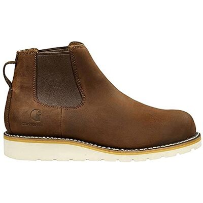 Carhartt Men's Wedge 5" Chelsea Pull-On Soft Toe Boot, DARK BISON OIL TANNED, 12 Wide - Publicité Carhartt Men's Wedge 5" Chelsea Pull-On Soft Toe Boot, DARK BISON OIL TANNED, 12 Wide - Publicité