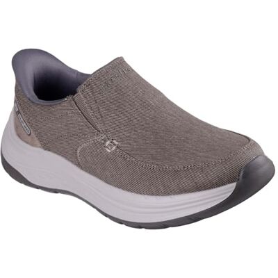 Skechers Slip-Ins Decklan Gulliver Taupe Mocassins de Sport pour Homme en Tissu, taupe, 39.5 EU - Publicité Skechers Slip-Ins Decklan Gulliver Taupe Mocassins de Sport pour Homme en Tissu, taupe, 39.5 EU - Publicité