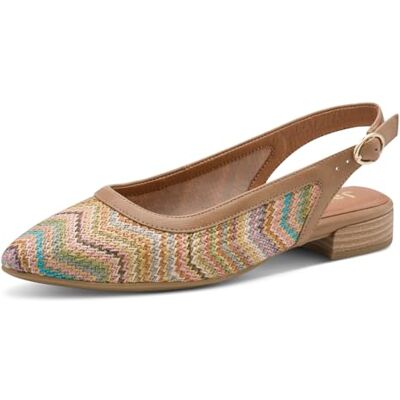 Jana Femme Damen Sling Vegan Escarpins, Beige Multi, 39 EU - Publicité Jana Femme Damen Sling Vegan Escarpins, Beige Multi, 39 EU - Publicité