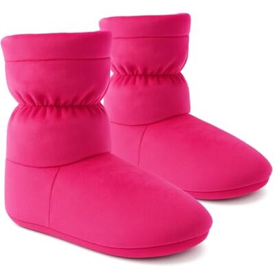 Knuffis Chaussons chauffants pour femme Chauffe-pieds Micro-ondes Pantoufles pour homme, rose bonbon, 37/41 EU - Publicité Knuffis Chaussons chauffants pour femme Chauffe-pieds Micro-ondes Pantoufles pour homme, rose bonbon, 37/41 EU - Publicité