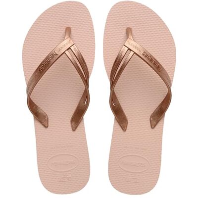 Havaianas Elegance, Tongs Élégantes, Durables et Confortables, avec Lanières Élégantes et Semelle Antidérapante, Femme - Publicité Havaianas Elegance, Tongs Élégantes, Durables et Confortables, avec Lanières Élégantes et Semelle Antidérapante, Femme - Publicité