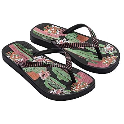 Ipanema Anat Cactus pour filles, noir, vert, rose, taille 40, Noir, vert, rose., 8.5 UK enfant - Publicité Ipanema Anat Cactus pour filles, noir, vert, rose, taille 40, Noir, vert, rose., 8.5 UK enfant - Publicité