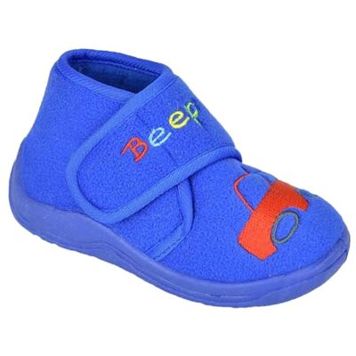 A2Z 4 Kids Filles Garçons Bambin Facile Fermer Bottes Chaussons Super Ajuster Tricératops Booties AZ31953 Beep Car 6 UK Ch - Publicité A2Z 4 Kids Filles Garçons Bambin Facile Fermer Bottes Chaussons Super Ajuster Tricératops Booties AZ31953 Beep Car 6 UK Ch - Publicité