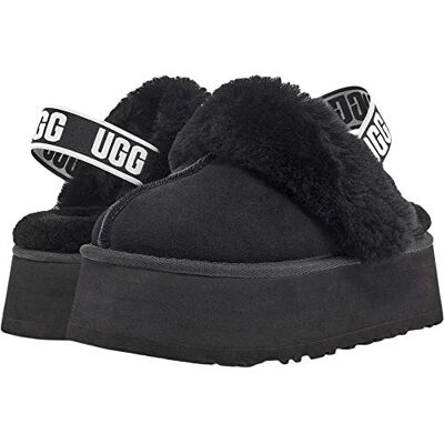 UGG Female Funkette Slipper, Black, 4 (UK) - Publicité UGG Female Funkette Slipper, Black, 4 (UK) - Publicité