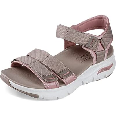 Skechers Sandales Arch Fit Fresh Blo Green, Pink - Publicité Skechers Sandales Arch Fit Fresh Blo Green, Pink - Publicité