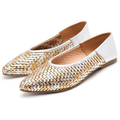 GIOSEPPO Hersey Chaussures Plates Mary Jane pour Femme, Argent, 41 EU, Argent métallique, 41 EU - Publicité GIOSEPPO Hersey Chaussures Plates Mary Jane pour Femme, Argent, 41 EU, Argent métallique, 41 EU - Publicité