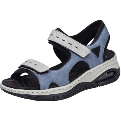 Rieker Sandales de trekking pour femme, bleu, 38 EU - Publicité Rieker Sandales de trekking pour femme, bleu, 38 EU - Publicité