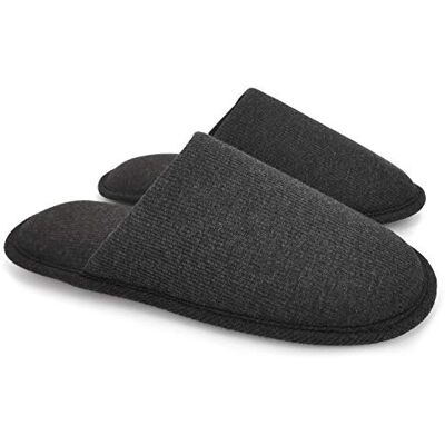 ofoot Pantoufles ďintérieur Confortables en Coton Bio pour Hommes, Maison en Mousse à mémoire Plate, Chaussures à Enfiler lavables,39/40.5 EU,Carbone Gris - Publicité ofoot Pantoufles ďintérieur Confortables en Coton Bio pour Hommes, Maison en Mousse à mémoire Plate, Chaussures à Enfiler lavables,39/40.5 EU,Carbone Gris - Publicité
