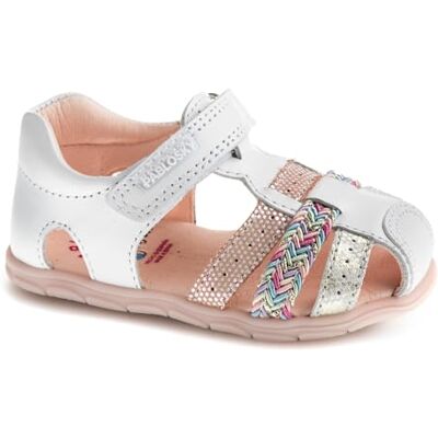 Pablosky Garçon Fille Zig Sandale, Blanc, 27 EU Large - Publicité Pablosky Garçon Fille Zig Sandale, Blanc, 27 EU Large - Publicité