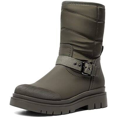 DREAM PAIRS Botte de Neige pour Femme Bottes de Hiver Chaussures Chaude,Size 39,Vert Olive,SDSB2202W-E - Publicité DREAM PAIRS Botte de Neige pour Femme Bottes de Hiver Chaussures Chaude,Size 39,Vert Olive,SDSB2202W-E - Publicité