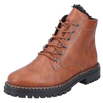 Rieker Bottes courtes pour femme 52001, marron, 42 EU - Publicité Rieker Bottes courtes pour femme 52001, marron, 42 EU - Publicité