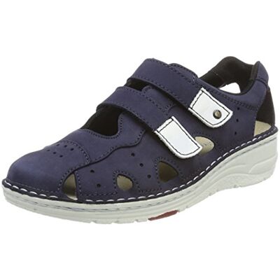 Berkemann Larena, Sandale Trekking, Femme, Bleu, Nubuck - Publicité Berkemann Larena, Sandale Trekking, Femme, Bleu, Nubuck - Publicité