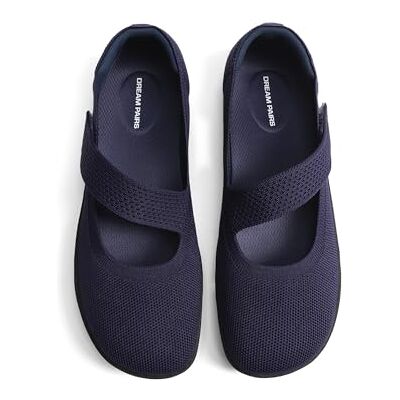 DREAM PAIRS Ballerines Femme Mary Jane Confortables Maille Respirante Lavable en Machine, Soutien Voûte Plantaire Chaussures Plates Bout Large, Travail Bureau Marche Voyage Été,Size 38,Marine - Publicité DREAM PAIRS Ballerines Femme Mary Jane Confortables Maille Respirante Lavable en Machine, Soutien Voûte Plantaire Chaussures Plates Bout Large, Travail Bureau Marche Voyage Été,Size 38,Marine - Publicité