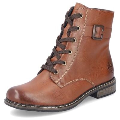 Rieker Bottines à lacets pour femme 71202, marron, 37 EU - Publicité Rieker Bottines à lacets pour femme 71202, marron, 37 EU - Publicité
