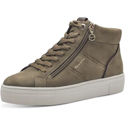 Tamaris Femme Botte Tendance, Olive Combined, 40 EU - Publicité Tamaris Femme Botte Tendance, Olive Combined, 40 EU - Publicité