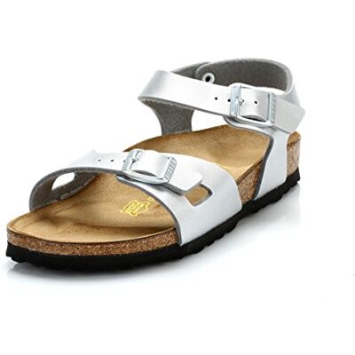 Birkenstock Rio, Sandales Fille, Argent, 27 EU - Publicité Birkenstock Rio, Sandales Fille, Argent, 27 EU - Publicité