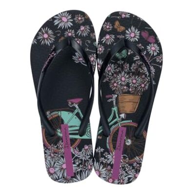 Ipanema Femme Mari Bloom Tongues, Noir, 40 EU - Publicité Ipanema Femme Mari Bloom Tongues, Noir, 40 EU - Publicité
