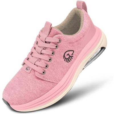 Giesswein Merino Curve Max Women Baskets en laine mérinos avec coussin d'air absorbant les chocs Chaussures actives confortables avec semelle amovible Semelle en caoutchouc naturel durable pour - Publicité Giesswein Merino Curve Max Women Baskets en laine mérinos avec coussin d'air absorbant les chocs Chaussures actives confortables avec semelle amovible Semelle en caoutchouc naturel durable pour - Publicité