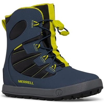 Merrell Snow Bank 4.0 Wtrpf Kid's,Navy/Lime 38 EU - Publicité Merrell Snow Bank 4.0 Wtrpf Kid's,Navy/Lime 38 EU - Publicité