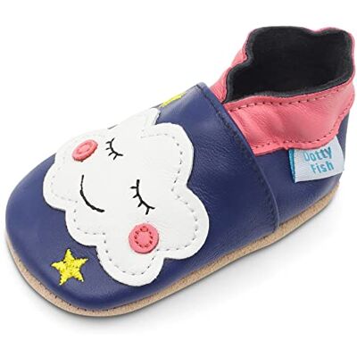 Dotty Fish Chaussures Bébé Premiers Pas Cuir Souple Nuage 3-4 Ans - Publicité Dotty Fish Chaussures Bébé Premiers Pas Cuir Souple Nuage 3-4 Ans - Publicité