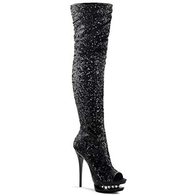 Pleaser Blondie-r-3011 Chaussures de Cheval Femme, Noir, 41 EU - Publicité Pleaser Blondie-r-3011 Chaussures de Cheval Femme, Noir, 41 EU - Publicité