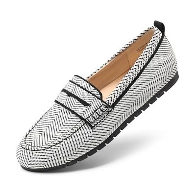 DREAM PAIRS Mocassin Femme Legers et Confortables, Loafer Tricote a Enfiler, Chaussures Plates Decontractees pour Travail, Marche et Usage Quotidien,Size 41,Noir Blanc,SDLS26001W - Publicité DREAM PAIRS Mocassin Femme Legers et Confortables, Loafer Tricote a Enfiler, Chaussures Plates Decontractees pour Travail, Marche et Usage Quotidien,Size 41,Noir Blanc,SDLS26001W - Publicité