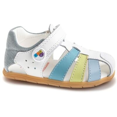 Pablosky Garçon Unisex Kinder Zig Sandales, Blanc, 21 EU Large - Publicité Pablosky Garçon Unisex Kinder Zig Sandales, Blanc, 21 EU Large - Publicité