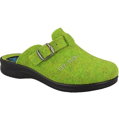 Fly Flot Mules Femme, Pointure:40 EU, La Couleur:Vert - Publicité Fly Flot Mules Femme, Pointure:40 EU, La Couleur:Vert - Publicité