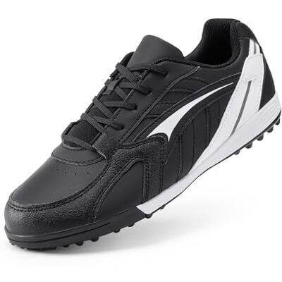 DREAM PAIRS Kids Crampons Classiques pour Enfants à Lacets Chaussures de Football Durable pour Garçons et Filles,Size 37.5,Noir Blanc,KKUMSO2504 - Publicité DREAM PAIRS Kids Crampons Classiques pour Enfants à Lacets Chaussures de Football Durable pour Garçons et Filles,Size 37.5,Noir Blanc,KKUMSO2504 - Publicité