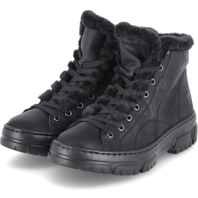 Rieker Bottes à lacets pour femme noires, Noir, 39 EU - Publicité Rieker Bottes à lacets pour femme noires, Noir, 39 EU - Publicité