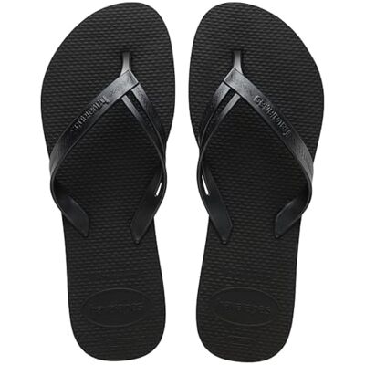 Havaianas Elegance, Tongs Élégantes, Durables et Confortables, Élégantes et Semelle Antidérapante, Femme NOIRE 41/42 EU - Publicité Havaianas Elegance, Tongs Élégantes, Durables et Confortables, Élégantes et Semelle Antidérapante, Femme NOIRE 41/42 EU - Publicité