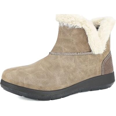 inblu Femme Pantoscarpe Stivaletti Donna Con Ecopelliccia E Plantare Imbottito Estraibile Bottine, Marron, 37 EU - Publicité inblu Femme Pantoscarpe Stivaletti Donna Con Ecopelliccia E Plantare Imbottito Estraibile Bottine, Marron, 37 EU - Publicité