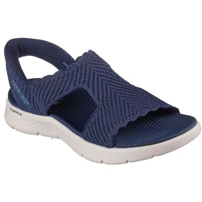 Skechers Sandales Plates à Bretelles en T pour Femme, Bleu Marine, 39 EU - Publicité Skechers Sandales Plates à Bretelles en T pour Femme, Bleu Marine, 39 EU - Publicité