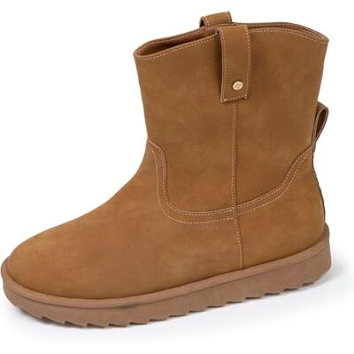 Isotoner Bottines femme haute, confort à mémoire de forme, 39, camel - Publicité Isotoner Bottines femme haute, confort à mémoire de forme, 39, camel - Publicité