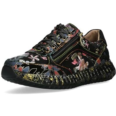 LAURA VITA Chaussures à Lacets Sneaker pour Femmes Burton 11, Pointure:38 EU, La Couleur:Noir - Publicité LAURA VITA Chaussures à Lacets Sneaker pour Femmes Burton 11, Pointure:38 EU, La Couleur:Noir - Publicité