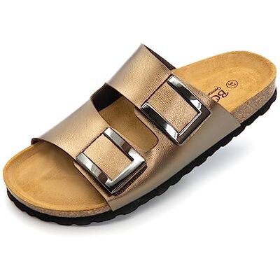 BOnova Marbella Bonoperlato Mules pour femme en 3 couleurs et de la taille 36 à 42. Les mules élégantes pour l'été. Semelle intérieure confortable en liège – Courir comme sur des nuages. Fabriquées en - Publicité BOnova Marbella Bonoperlato Mules pour femme en 3 couleurs et de la taille 36 à 42. Les mules élégantes pour l'été. Semelle intérieure confortable en liège – Courir comme sur des nuages. Fabriquées en - Publicité