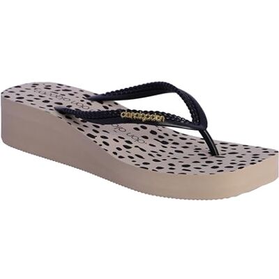 DON ALGODON – Tong femme à la Mode Confortables à la Mode d’été – Tongs Compensees Flip Flop Femme pour la Plage ou la Piscine Leticia - Publicité DON ALGODON – Tong femme à la Mode Confortables à la Mode d’été – Tongs Compensees Flip Flop Femme pour la Plage ou la Piscine Leticia - Publicité