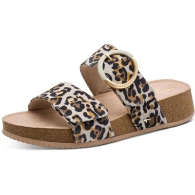 Tamaris Comfort Wedge/Plat Mule Plateforme réglable pour Femme Beige léopard Taille 37 EU - Publicité Tamaris Comfort Wedge/Plat Mule Plateforme réglable pour Femme Beige léopard Taille 37 EU - Publicité