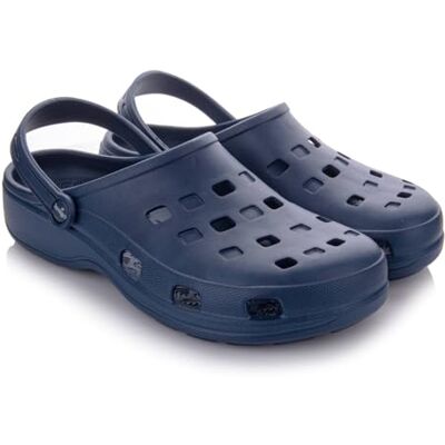 LEMIGO Lemigoose Sabots de jardin légers en EVA pour homme et femme Chaussures de jardin Mules d'été G 36-47 EU, bleu marine, 36 EU - Publicité LEMIGO Lemigoose Sabots de jardin légers en EVA pour homme et femme Chaussures de jardin Mules d'été G 36-47 EU, bleu marine, 36 EU - Publicité