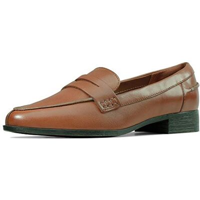 Clarks Hamble Loafer, Mocassins Femme, Marron (Tan Leather Tan Leather), 39.5 EU - Publicité Clarks Hamble Loafer, Mocassins Femme, Marron (Tan Leather Tan Leather), 39.5 EU - Publicité