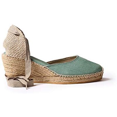 TONI PONS Espadrille pour Femme en Tissu de Coton CALONGE Menthe, 38 EU - Publicité TONI PONS Espadrille pour Femme en Tissu de Coton CALONGE Menthe, 38 EU - Publicité