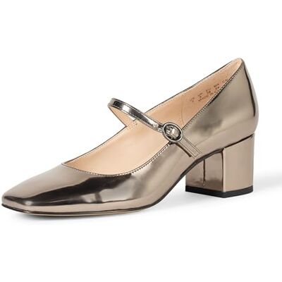 The Drop Aoki Heeled Mary Jane Talons Plateforme, Étain, 38.5 EU - Publicité The Drop Aoki Heeled Mary Jane Talons Plateforme, Étain, 38.5 EU - Publicité