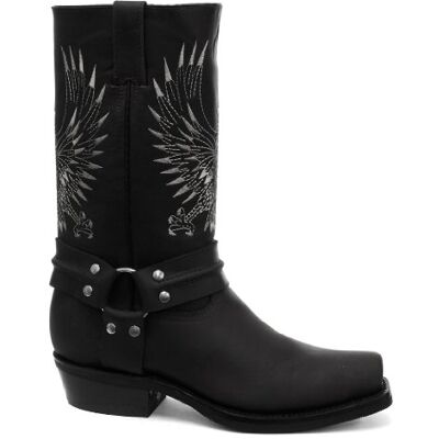 Grinders Bald Eagle Homme Cowboy Bottes, Noir, Pointure 42 - Publicité Grinders Bald Eagle Homme Cowboy Bottes, Noir, Pointure 42 - Publicité