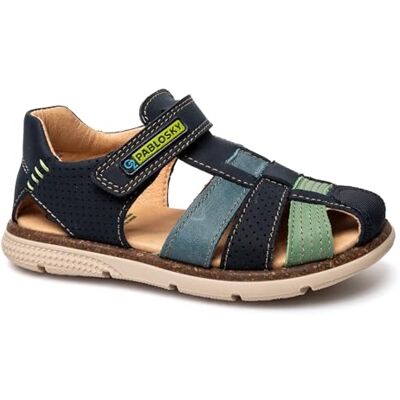 Pablosky Quizz Sandale, Bleu Marine, 36 EU Large - Publicité Pablosky Quizz Sandale, Bleu Marine, 36 EU Large - Publicité