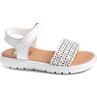 Pablosky Panda Sandales, Blanc, 35 EU - Publicité Pablosky Panda Sandales, Blanc, 35 EU - Publicité