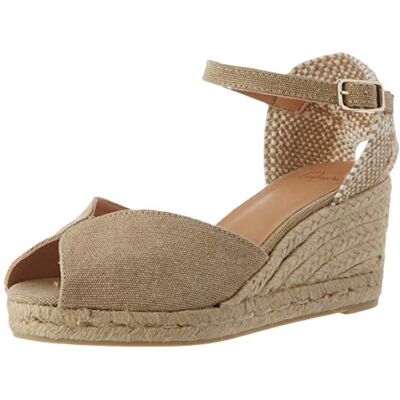 Castañer Femme Bianca Basket, Sable, 37 EU - Publicité Castañer Femme Bianca Basket, Sable, 37 EU - Publicité