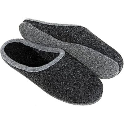 Pantoffelmann Pantoufles feutre Walk avec semelle en feutre anthracite I Chaussons confortables homme & femme en taille 43 I Chaussons chauds et respirants en feutre - Publicité Pantoffelmann Pantoufles feutre Walk avec semelle en feutre anthracite I Chaussons confortables homme & femme en taille 43 I Chaussons chauds et respirants en feutre - Publicité
